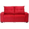Sofá Noruega Vermelho Retrátil e Reclinável 3 Lugares Open Box - 1
