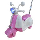 Ver imagem 3 de Moto Elétrica Infantil com Empurrador - Rosa