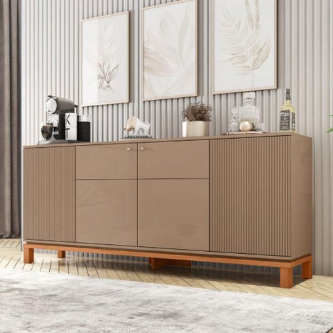 Buffet para Sala de Jantar 4 Portas Mondrian Caemmun Sued Mr-Freijo