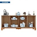 Ver imagem 5 de Buffet para Sala de Jantar 4 Portas Mondrian Caemmun Sued Mr-Freijo