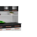 Ver imagem 5 de Cozinha Modulada Telasul Mirage New Kit Aço 6 Portas e 3 Gavetas 120cm Branco-telasul