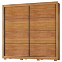 Ver imagem 1 de Guarda Roupa Casal 2 Portas de Correr 232 cm Copacabana Cedro Rudk