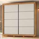 Ver imagem 7 de Guarda Roupa Casal 2 Portas de Correr 232 cm Copacabana Cedro Rudk