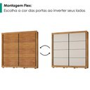 Ver imagem 6 de Guarda Roupa Casal 2 Portas de Correr 232 cm Copacabana Cedro Rudk