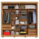 Ver imagem 4 de Guarda Roupa Casal 2 Portas de Correr 232 cm Copacabana Cedro Rudk