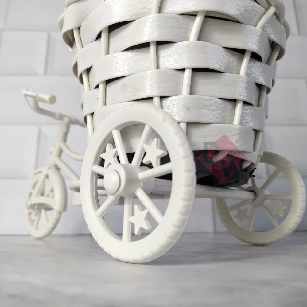 Bicicleta Decorativa Porta Vaso de Plástico - 7