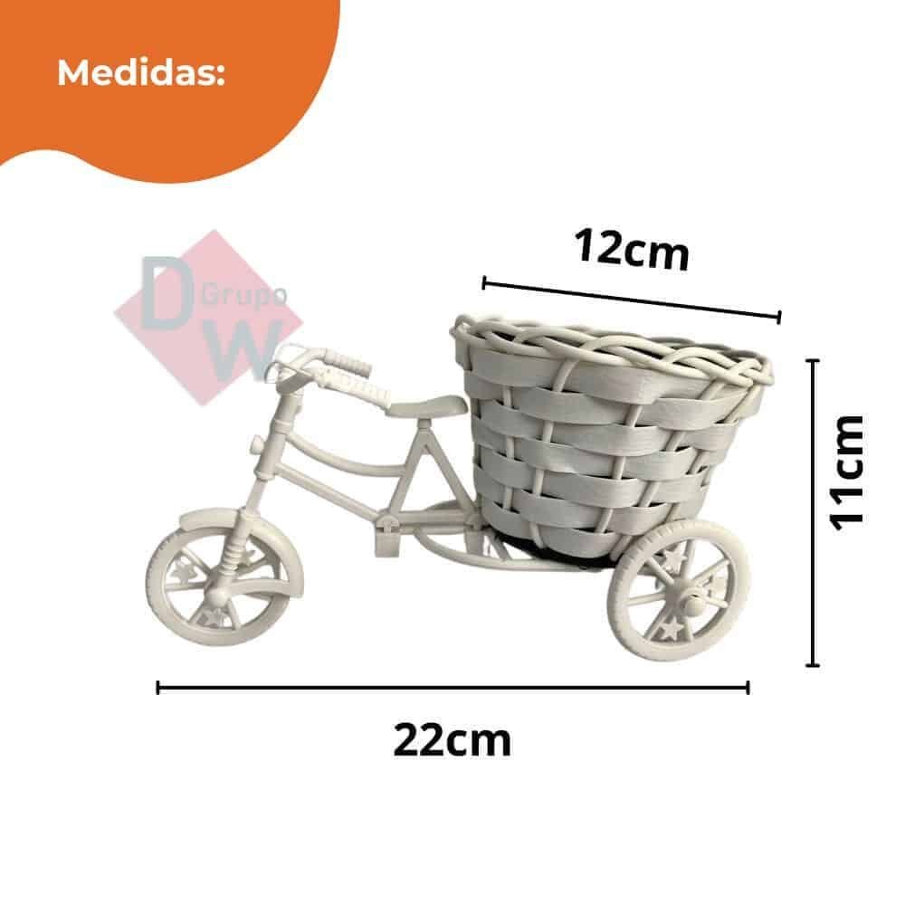 Bicicleta Decorativa Porta Vaso de Plástico - 5