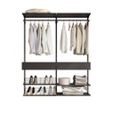 Ver imagem 3 de Closet Aberto Modulado para Solteiro 165cm Eternity Preto