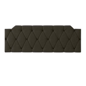 Cabeceira Kelly de Cama Box Queen 1,60:marrom