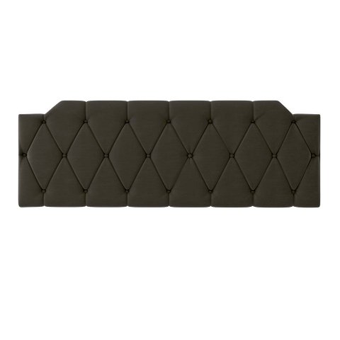 Cabeceira Kelly de Cama Box Queen 1,60:marrom