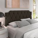 Ver imagem 4 de Cabeceira Kelly de Cama Box Queen 1,60:marrom