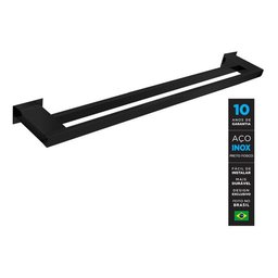 Kit Banheiro 4 Peças Inox Preto Fosco - Kromus Kitrt4ab - 6