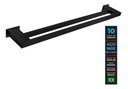 Ver imagem 6 de Kit Banheiro 4 Peças Inox Preto Fosco - Kromus Kitrt4ab