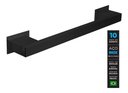 Ver imagem 6 de Kit Banheiro 4 Peças Inox Preto Fosco - Kromus KITRT4AB