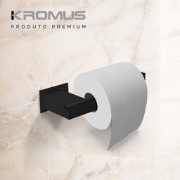 Kit Banheiro 4 Peças Inox Preto Fosco - Kromus Kitrt4ab - 8