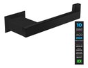 Ver imagem 4 de Kit Banheiro 4 Peças Inox Preto Fosco - Kromus Kitrt4ab