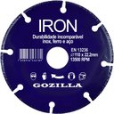 Ver imagem 1 de DISCO CORTE IRON 115X7/8X1.2MM AÇO-INOX-FERRO