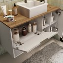 Ver imagem 5 de Gabiente para Banheiro Suspenso 2 Portas com Cuba