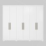 Guarda Roupa Casal 6 Portas e 3 Gavetas Sumatra - Branco - 8