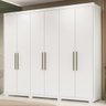 Guarda Roupa Casal 6 Portas e 3 Gavetas Sumatra - Branco - 1
