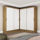Ver imagem 1 de Closet Casal Duplo Belém 4 Portas 4 Gavetas Carioca Móveis Cinamomo Branco