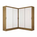 Ver imagem 2 de Closet Casal Duplo Belém 4 Portas 4 Gavetas Carioca Móveis Cinamomo Branco
