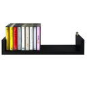 Ver imagem 2 de Prateleiras para 80 Fita k7 Magnética MDF Preto 4 peça 35cm