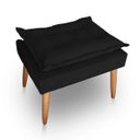 Ver imagem 1 de Puff para Sala e Quarto Madeira Decorativo Opala Suede