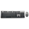 Kit Teclado E Mouse Sem Fio Silencioso Oex TM-410 POP+, Prata - 1