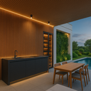 Ver imagem 2 de Ripado Laminado Eva Autocolante Bronze Magma 10cm - 10metros