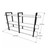 Prateleira Industrial para Sala - Aço Preto - 30cm - Modelo Ind12 - 3