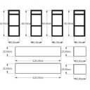 Ver imagem 3 de Prateleira Industrial para Sala - Aço Preto - 30cm - Modelo Ind17