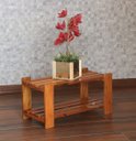 Ver imagem 2 de Mesa de Centro Ripada 60x30 cm Madeira Maciça Mhm