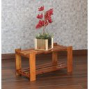 Ver imagem 1 de Mesa de Centro 60 x 30 cm Madeira de Demolição Ripada Natural