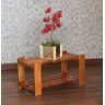 Mesa de Centro 60 x 30 cm Madeira de Demolição Ripada Natural - 1