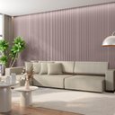 Ver imagem 6 de Painel Ripado Canelado/ondulado Cinza 2750 X 445 X 9mm - Caixa com 2 Painéis = 2,5m2