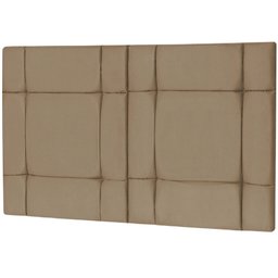 Cabeceira de Cama Casal Box 140cm Estofada Ellegancy Bege - 3