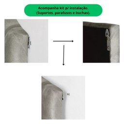 Cabeceira de Cama Casal Box 140cm Estofada Ellegancy Bege - 5