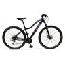 Bicicleta Fuji TKZ Aro 29 Quadro 15 Kit Shimano Tourney 21V - Preto/ad. Rosa e Azul - Quadro 15 reba - 1