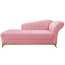 Ver imagem 2 de Kit Diva Recamier Vanessa 140cm Lado Esquerdo e 02 Poltronas Laura Suede - Doce Sonho Móveis RECAMIE