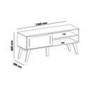 Ver imagem 3 de Rack para Tv até 60 Polegadas 1 Porta 2 Nicho Lotus