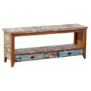 Ver imagem 1 de Rack Aparador 1,5M com 2 Gavetas Madeira Demolição Ripado Pátina