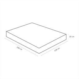 Colchão Queen Ortobom Light Espuma D33 Branco com Lateral Azul 158x198x20 - 6