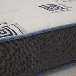 Colchão Queen Ortobom Light Espuma D33 Branco com Lateral Azul 158x198x20 - 3