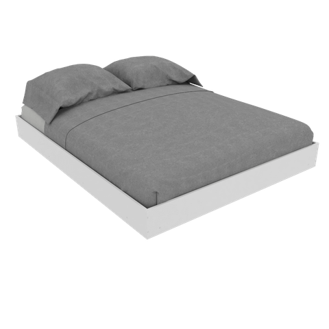 CAMA BAIXA CASAL QUEEN M192.2021.B (CASA, CAMPO, PRAIA) MUNDI MOVEIS