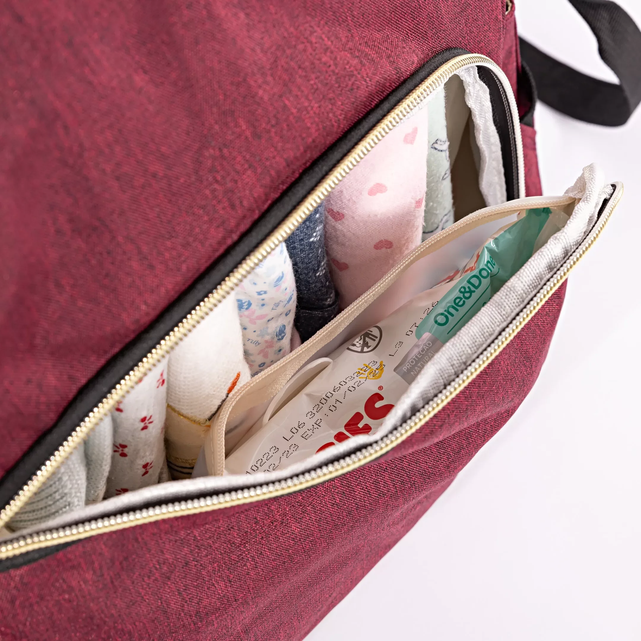 Ver imagem 4 de Bolsa Maternidade | Bordô