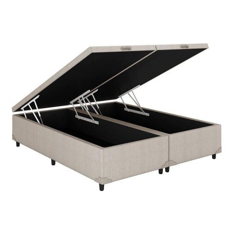 Cama Box Baú King Universal Courano Clean (186x198x35) - Costa Rica