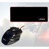 Mouse com Mouse Pad Gamer 90 x 30 Grande Barato Black Top - 2