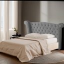 Ver imagem 2 de Cabeceira Casal King Size Estofada para Cama Box Ayla Veludo