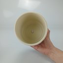 Ver imagem 6 de Cachepô de Cerâmica Verde 12x13x13cm Vaso Plantas Jardim Sala Suculenta Flores
